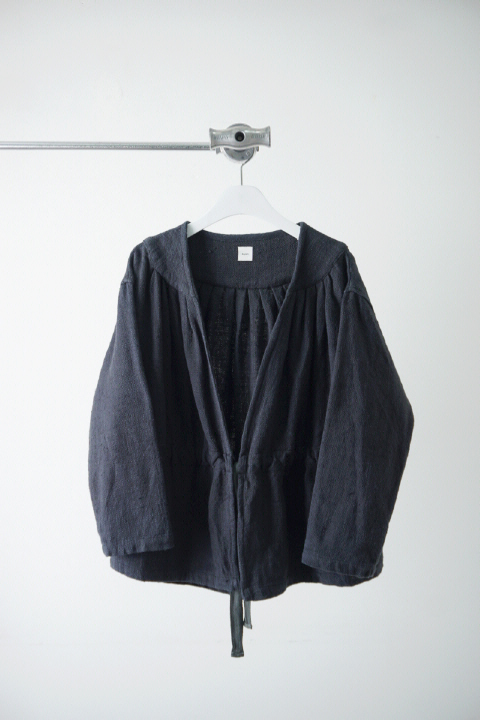 &amp; yarn cotton texture string jacket