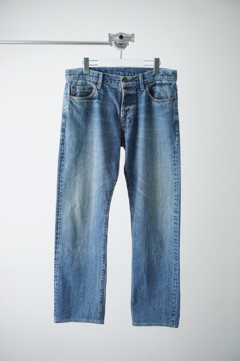 DUNHILL LONDON washed selvage denim pants /34inch