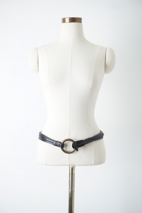 CORDIER strap layer toggle leather belt