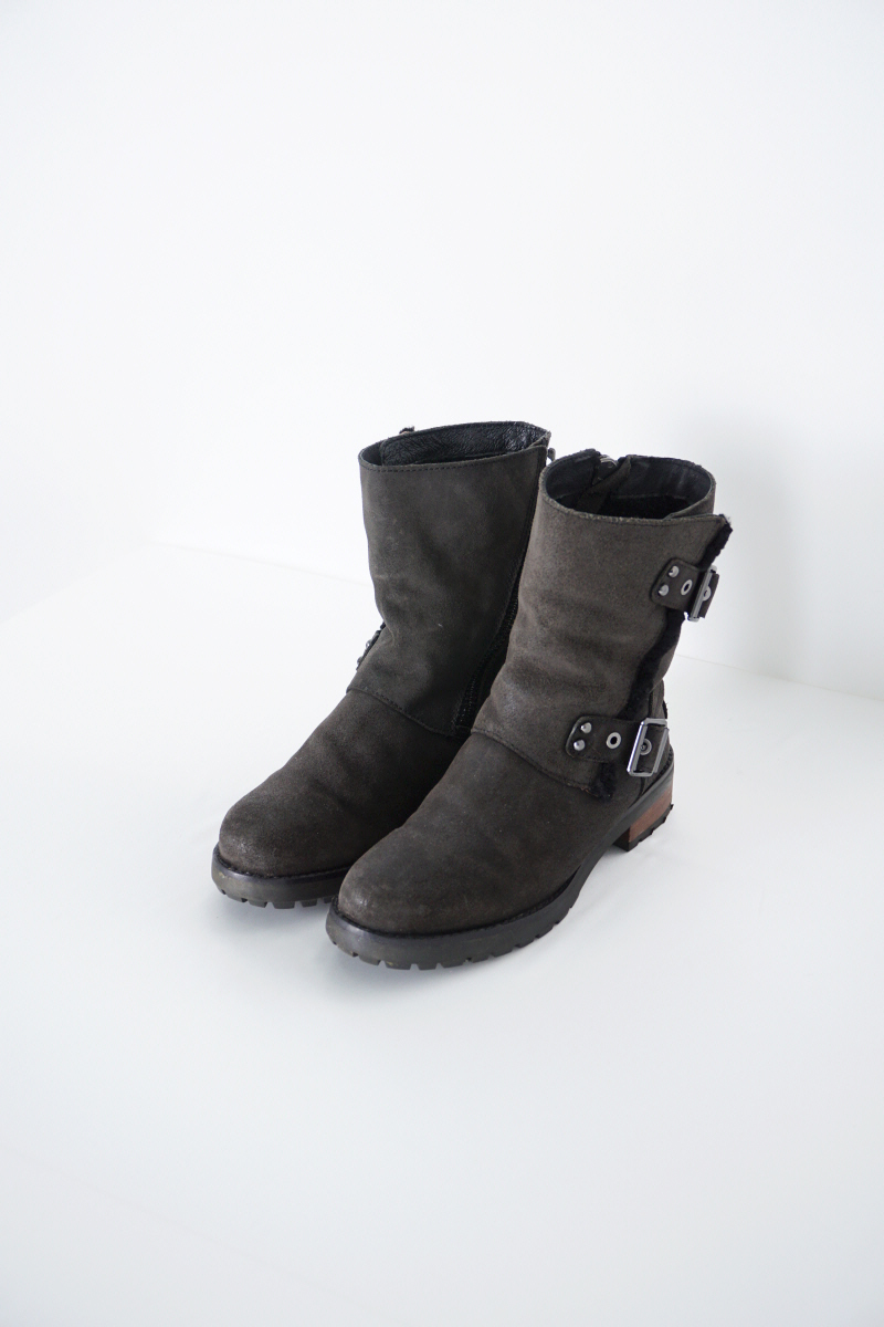 UGG leather fur boots / 235mm