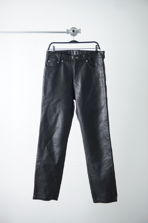 FREEDOM Leather Company steerhide leather pants / 33inch